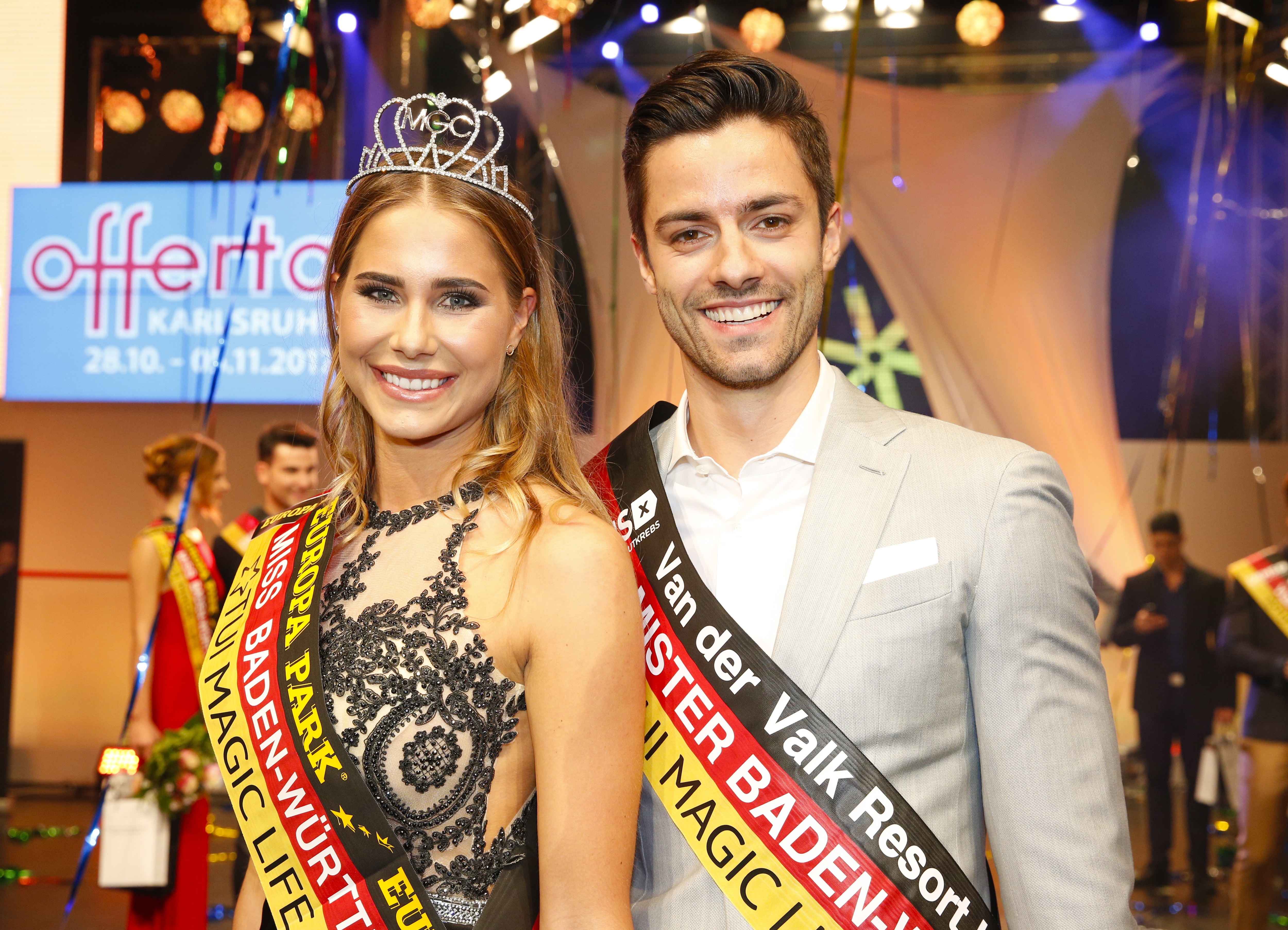 Miss und Mister Baden-Württemberg 2018 Anahita Rehbein aus Stuttgart und Giuliano Lenz aus Konstanz