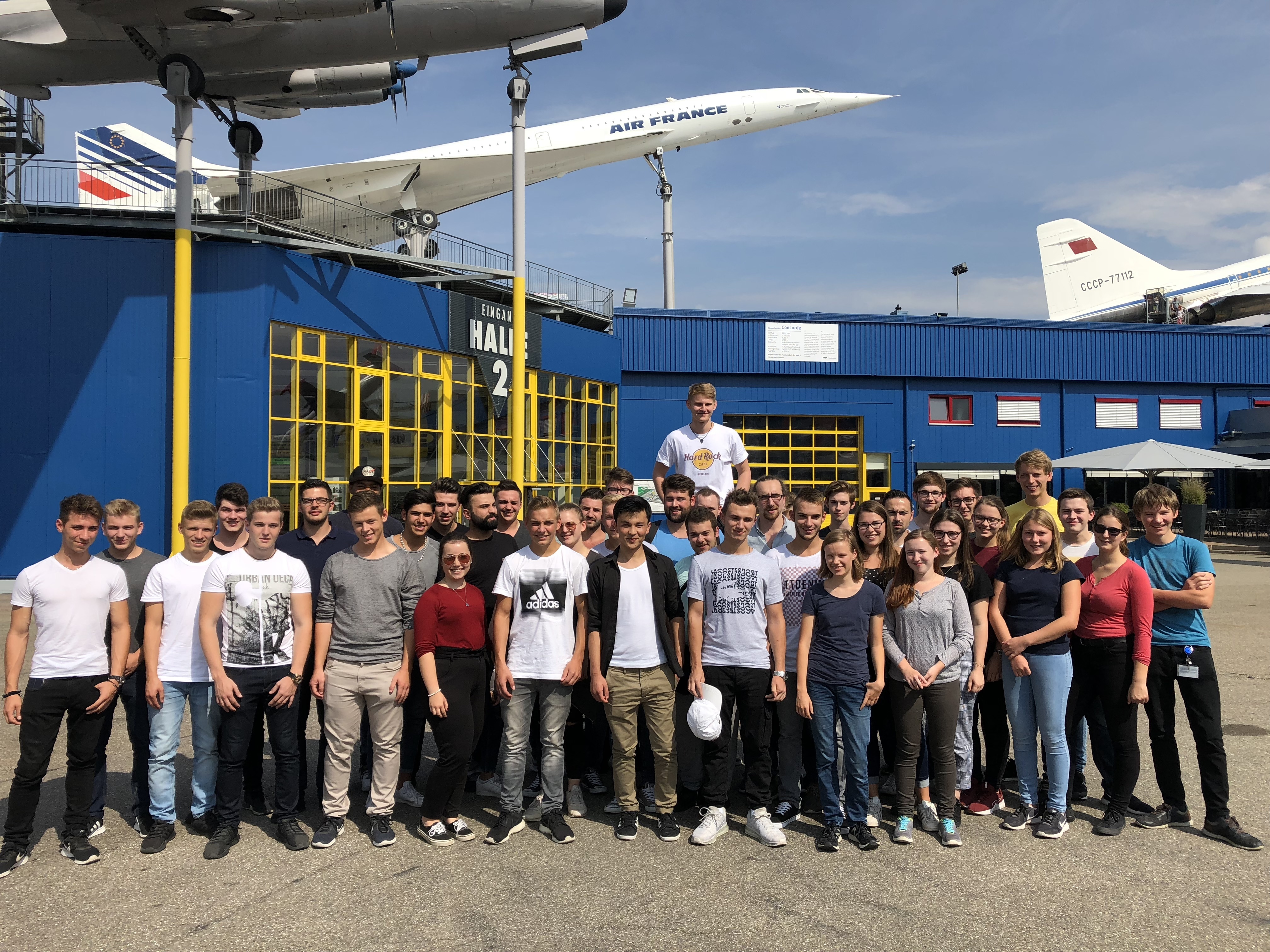 Die Auszubildenden der Neff GmbH hatten viel Spaß im Technikmuseum Sinsheim.