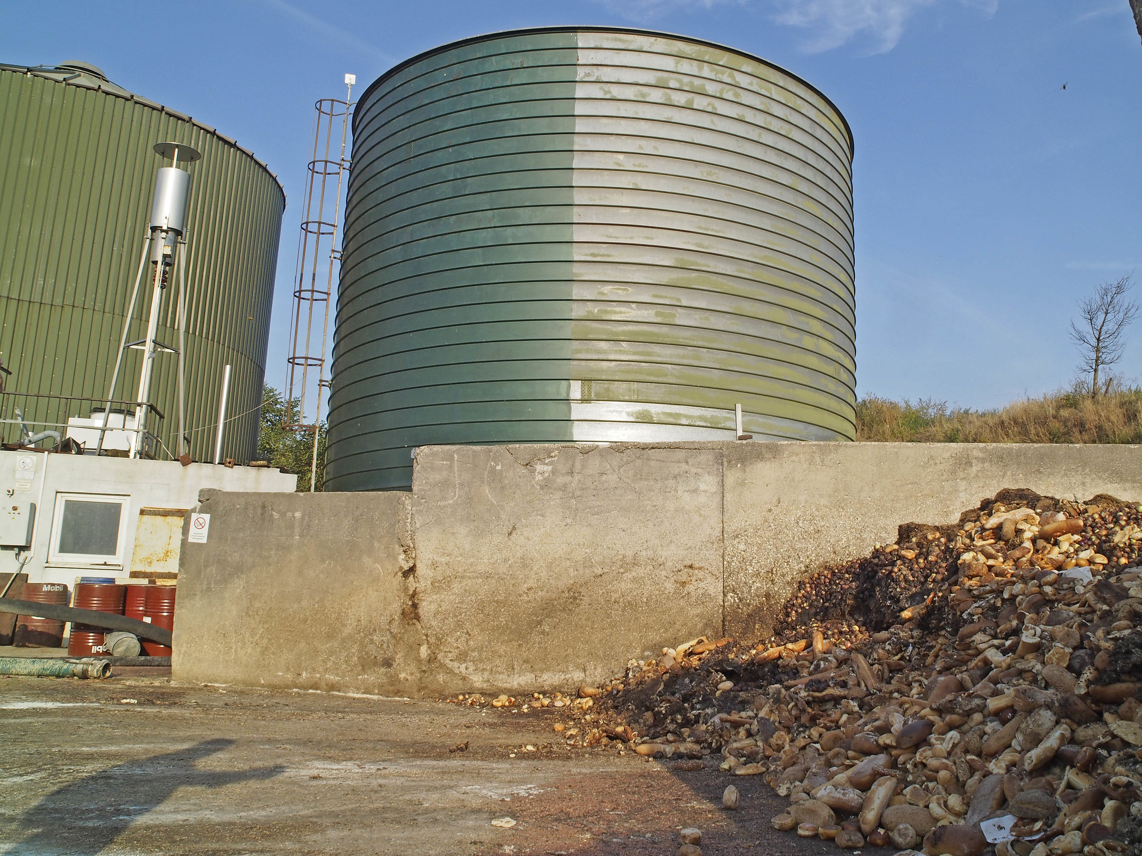 Biogasanlage in Binsheim.