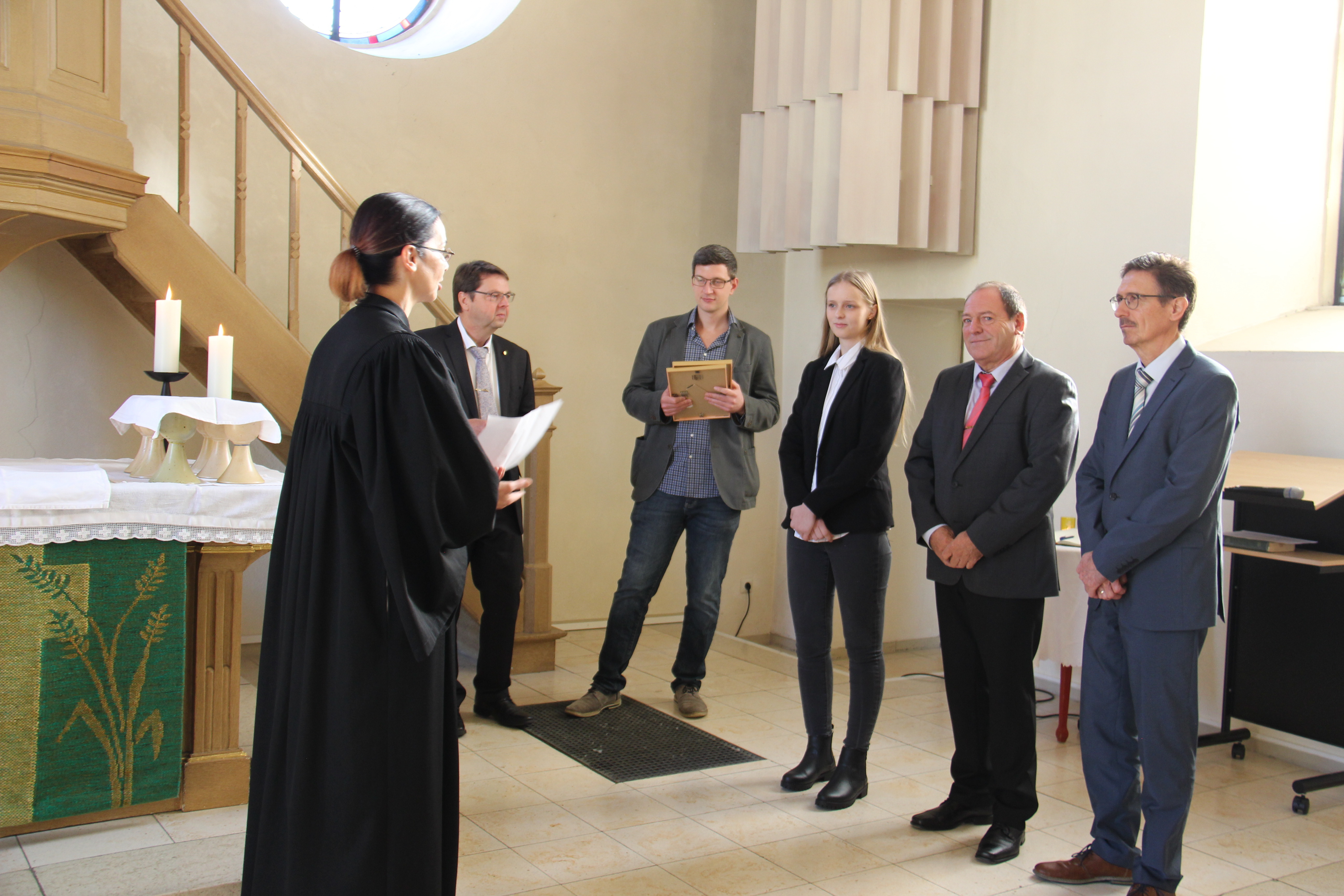 Die Kirchengemeinde Rinklingen hat mit einem festlichen Gottesdienst langjährige Bläserin und Bläser geehrt.
